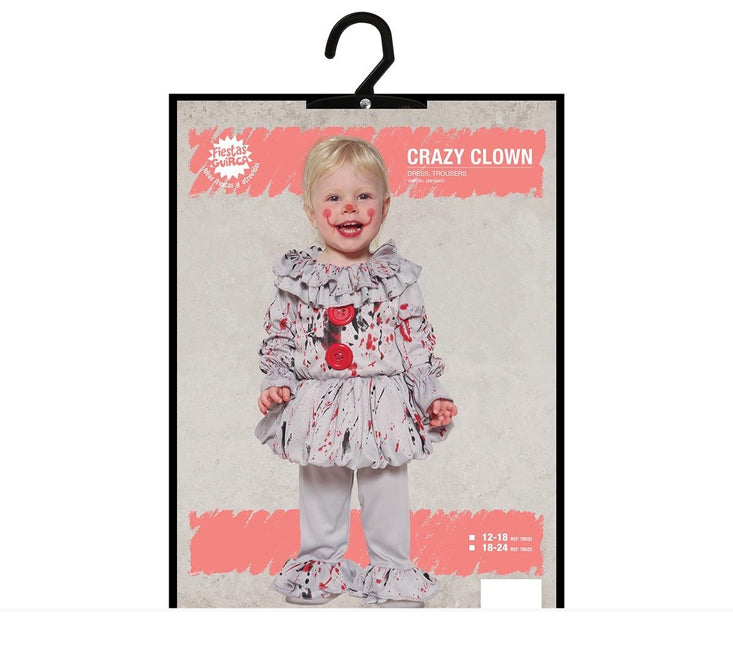 Halloweenkostym Baby Clown