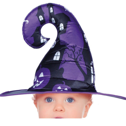 Halloweenkostym Baby Häxa Lila