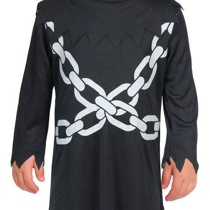 Halloween-kostym – svartvit halsband för spädbarn