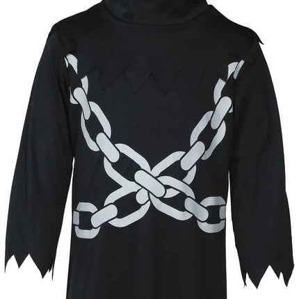 Halloween-kostym – svartvit halsband för spädbarn
