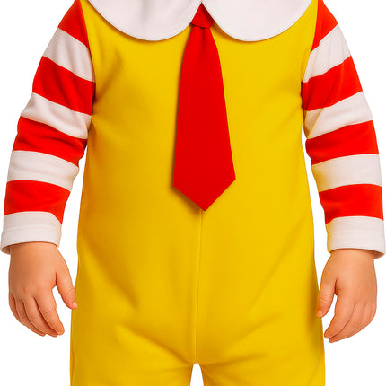 Halloween-dräkt för bebis – McDonald's-clown