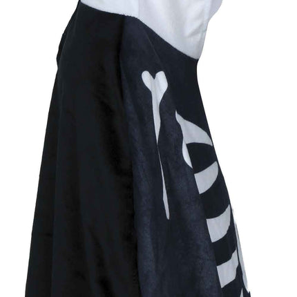 Halloween-poncho för bebisar – skelett