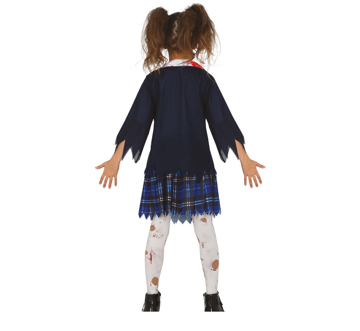 Halloween Kostym Flicka Zombie Scholar