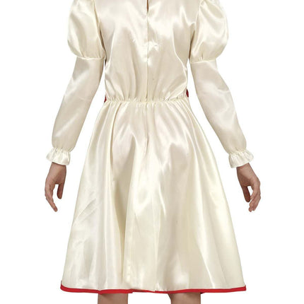 Annabelle Halloween Kostym Flicka Vit