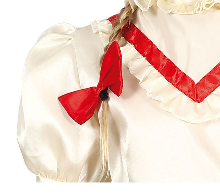 Annabelle Halloween Kostym Flicka Vit