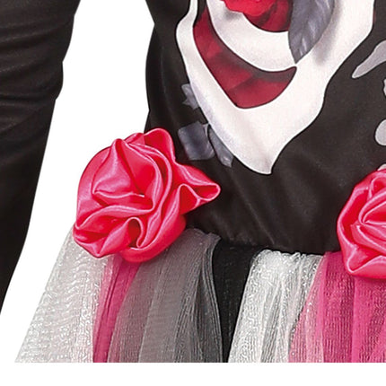 Dia De Los Muertos Kostym Flicka