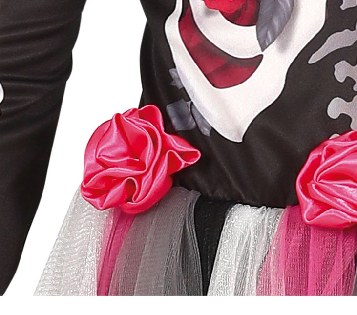 Dia De Los Muertos Kostym Flicka