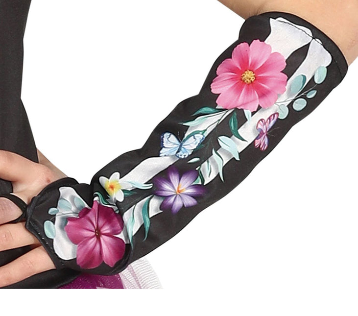 Dia De Los Muertos Kostym Flicka