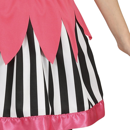 Piratflicka Kostym Rosa