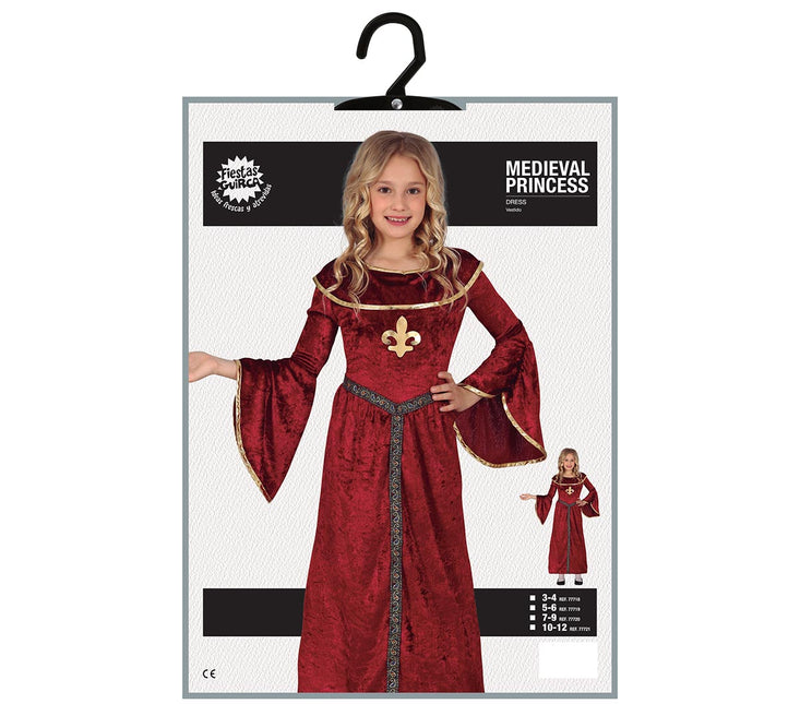 Prinsessdräkt Flicka Medeltiden