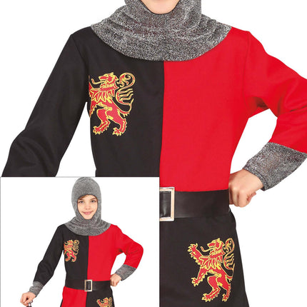 Riddare Kostym Pojke Medeltiden