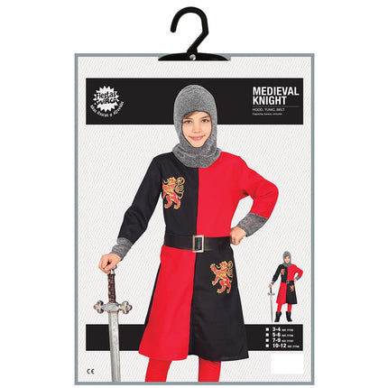 Riddare Kostym Pojke Medeltiden