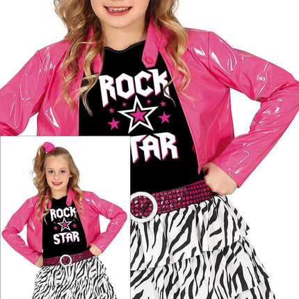 Rockstjärnekostym Flicka