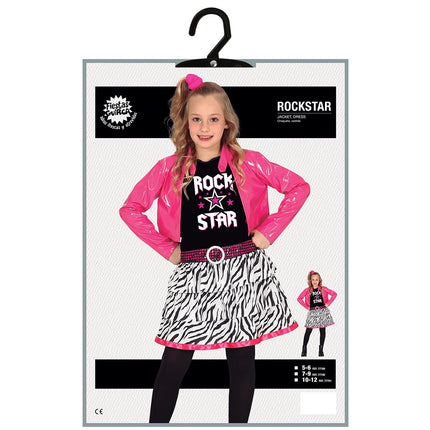 Rockstjärnekostym Flicka