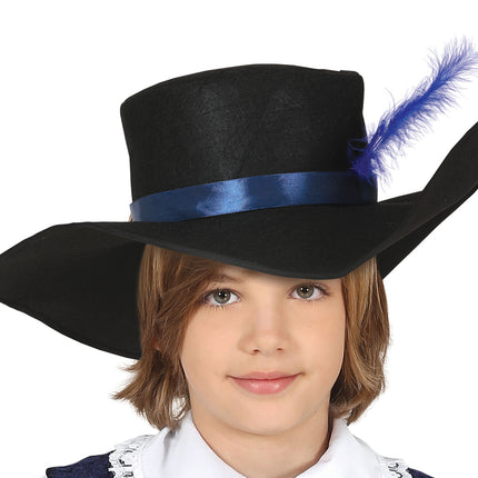 Musketör Kostym Pojke Blå