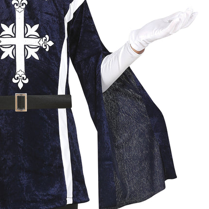 Musketör Kostym Pojke Blå