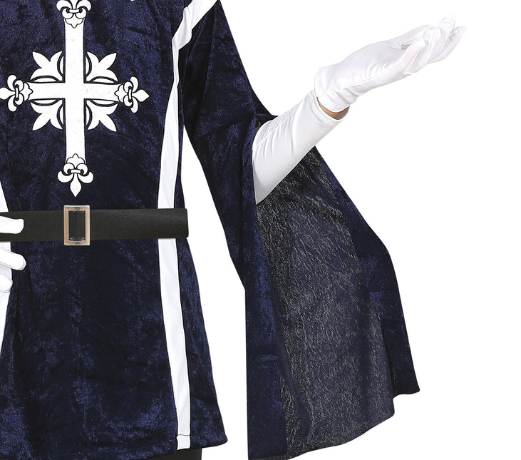 Musketör Kostym Pojke Blå