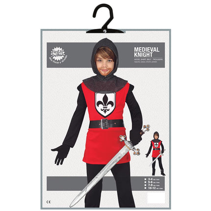Riddardräkt Pojke Röd