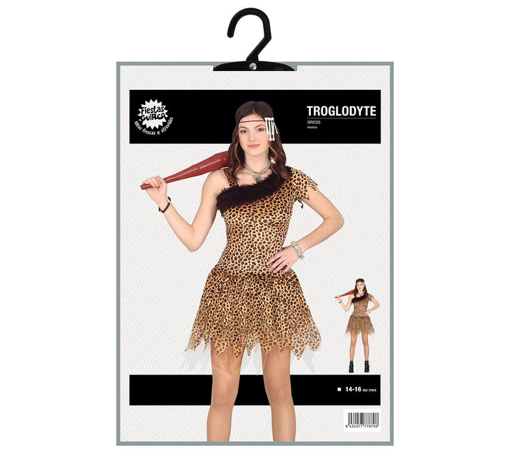 Caveman Kostym Flicka 14/16 år