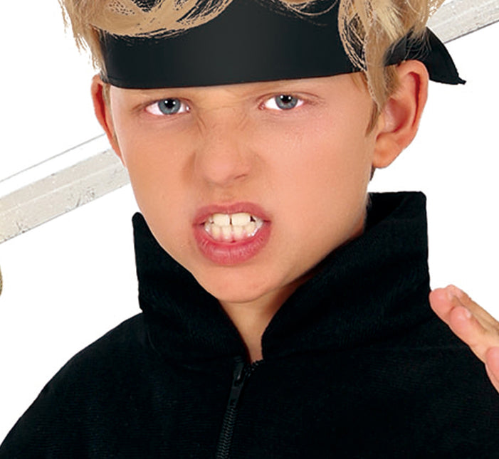 Ninja Dräkt Pojke Orange Svart