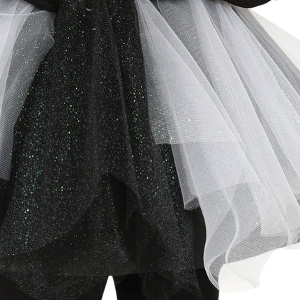 Skelett Halloween Klänning Dam Svart