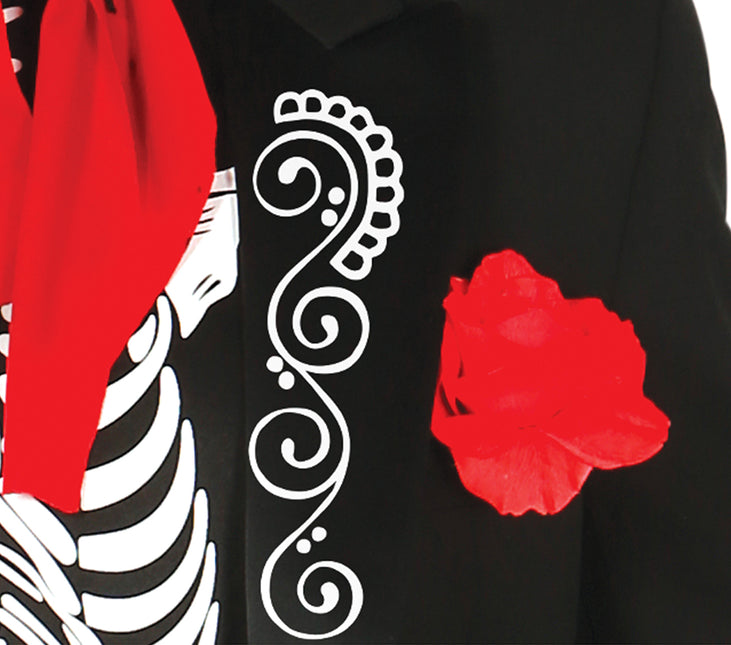 Mexikansk dräkt Skelett för män