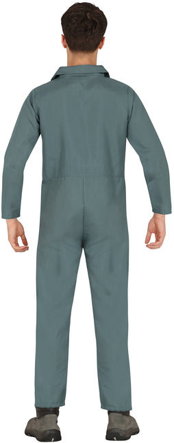 Psycho Halloween-dräkt Overall för män