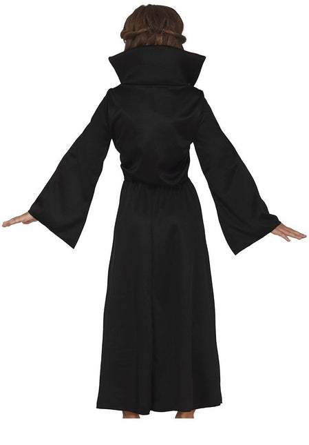 Vampyr Halloween Kostym Flicka Svart