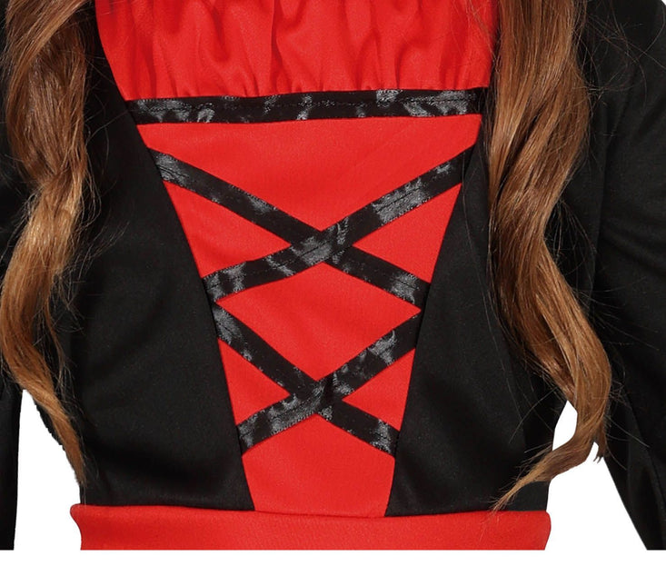 Vampyr Halloween Kostym Flicka Svart