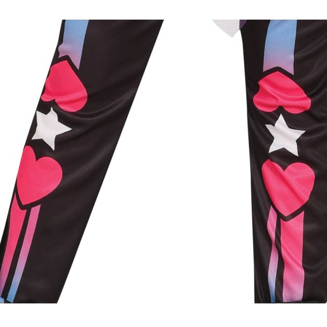 Skelett Halloween Kostym Flicka Rosa