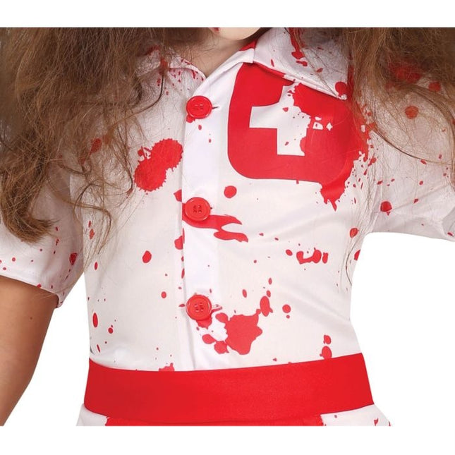 Syster Halloween Kostym Flicka Blod