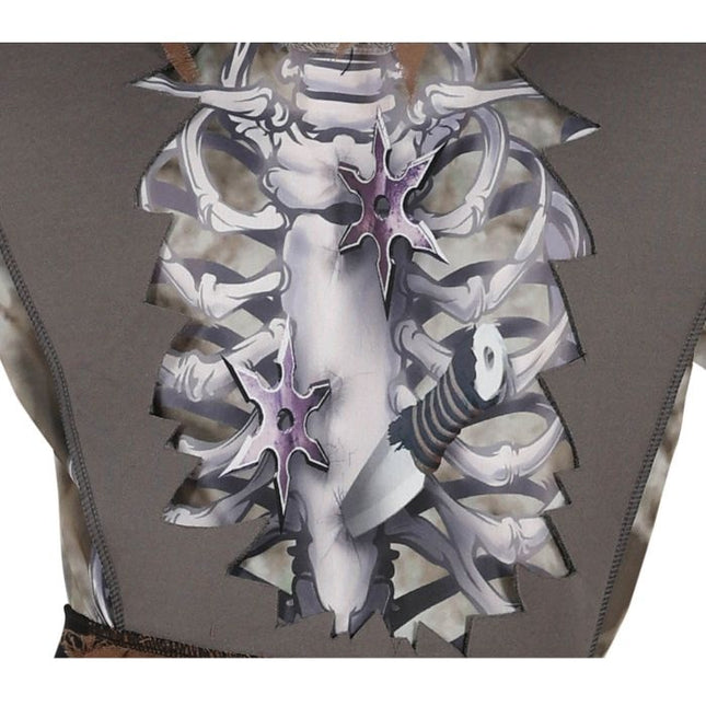 Ninja Dräkt Barn Grå