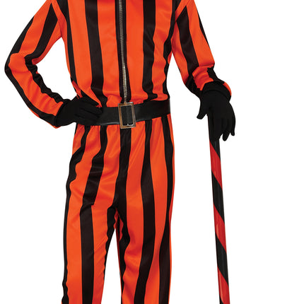 Halloween kostym barn Harlekin fånge