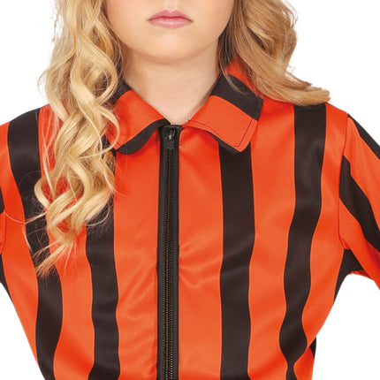 Halloween kostym barn Harlekin fånge