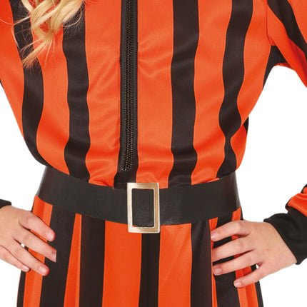 Halloween kostym barn Harlekin fånge