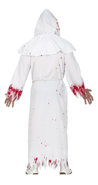 Monk Halloweenkostym Blodiga L för män