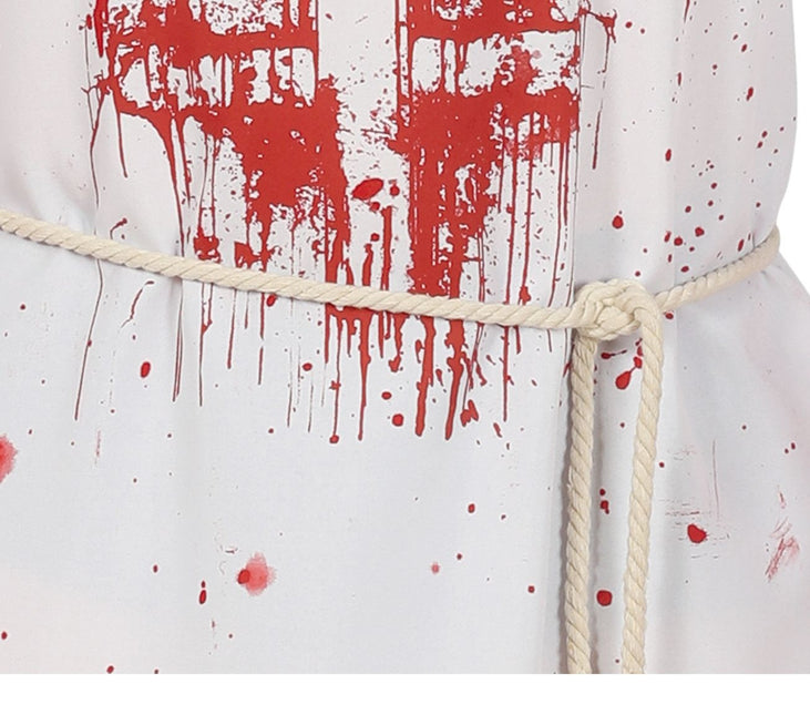 Monk Halloweenkostym Blodiga L för män