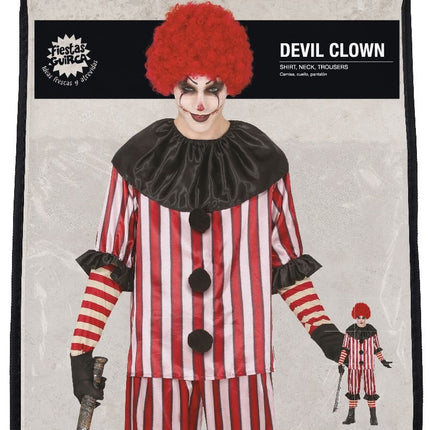 Clown Halloween Kostym Herr