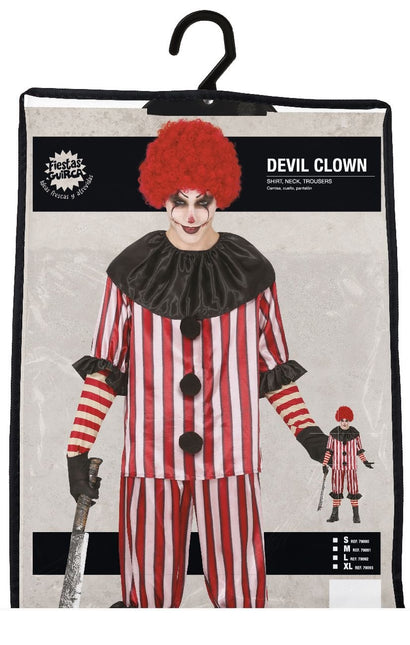 Clown Halloween Kostym Herr