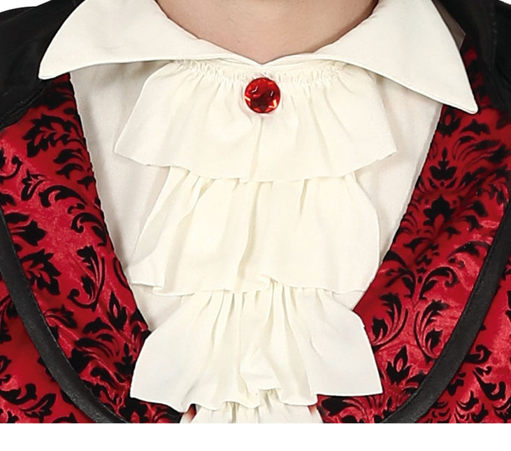 Vampyr Halloween Kostym Herr Röd Vit