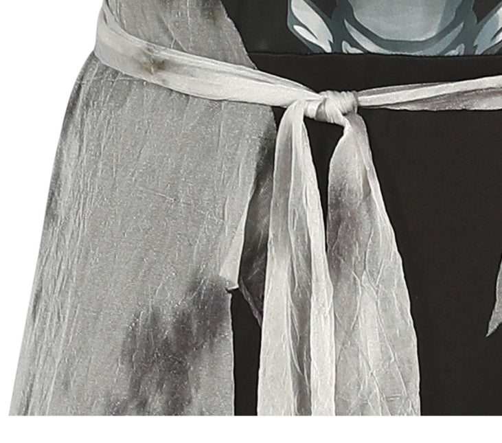 Skelett Halloween-dräkt Herr L