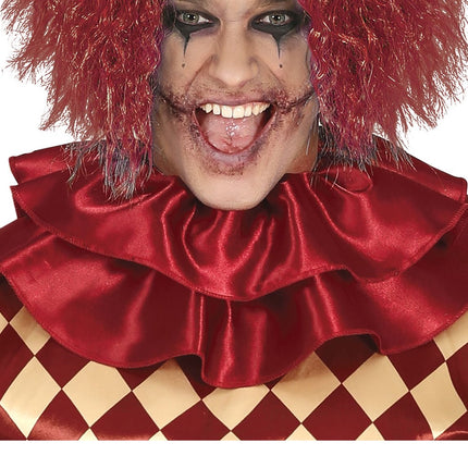 Skräck Clown Halloween Kostym Herr Röd
