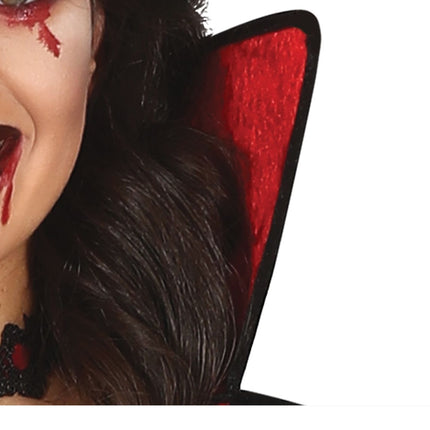 Vampyr Halloween Kostym Dam Röd