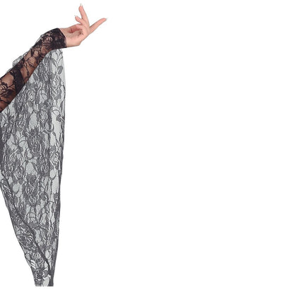 Gothic Halloween Kostym Dam Svart