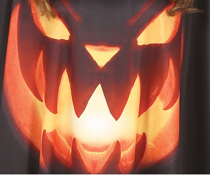 Pumpa Halloween poncho Damer