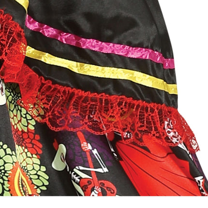 Dia De Los Muertos Klänning Dam