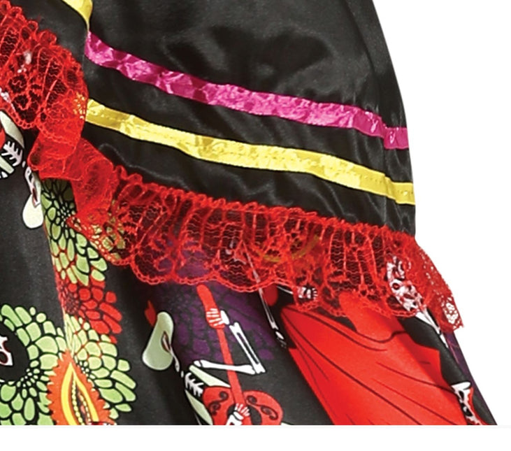 Dia De Los Muertos Klänning Dam