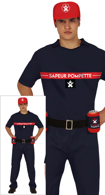 Sapeur Pompette Kostym Herr L
