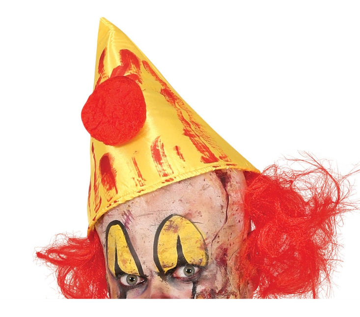 Killer Clown Halloween Kostym Herr Gul