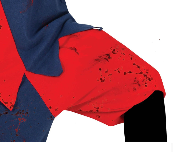 Harlekin Halloween Kostym Herr